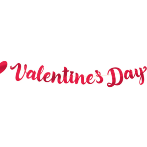 Valentines Day banner 1,4m