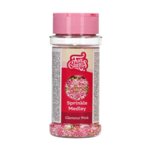 FunCakes Sprinkle Medley Glamour Pink 65g