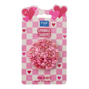 PME Pink Hearts Sprinkles 25g