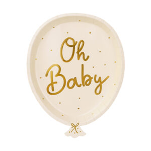 Plates Oh baby, mix, 17.5x22 cm