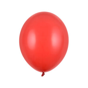 Strong Balloons 27cm, Pastel Poppy Red 10pcs