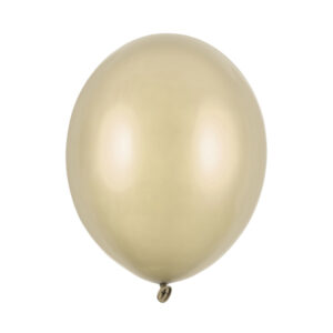 Strong Balloons 30 cm, Metallic Cold Gold