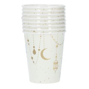 Folat Paper Cups Eid Mubarak 250ml pk/8