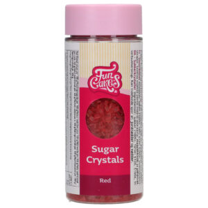 FunCakes Sugar Crystals Red 80 g