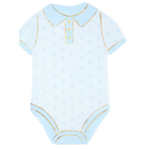 Napkins, baby body blue 10pcs