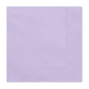 Paper Napkins, lavender, 33x33 cm