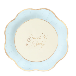 Plates, Sweet baby blue 6pcs