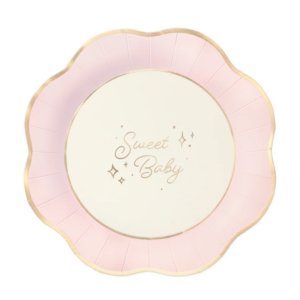 Plates, sweet baby pink 6pcs