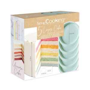 Scrapcooking Silicone Moulds Layer Cake pk/5
