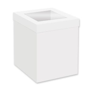 Simply Making Tall Cake Box Window White 40 x 40 x 30 cm pk/25
