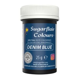 Sugarflair Paste Colour Denim Blue 25g