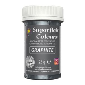 Sugarflair Paste Colour Graphite 25g