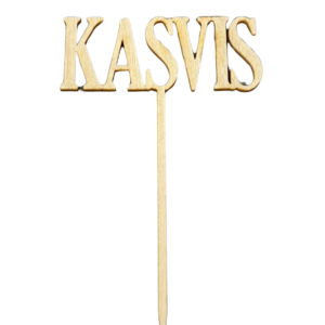 Wooden caketopper, Kasvis