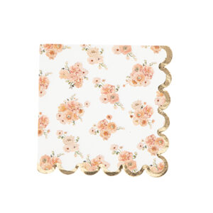 Large napkins, Peachy Rose 16pcs