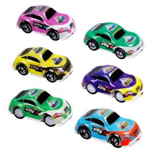 Set 6 pull back cars
