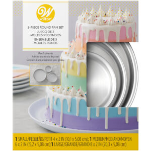 Wilton Tiered Trio Round Pan set/3