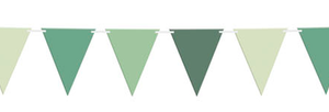 Flag banner 6m, Serene Sage
