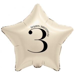 Foliopallo, Tähti 3 Happy Birthday