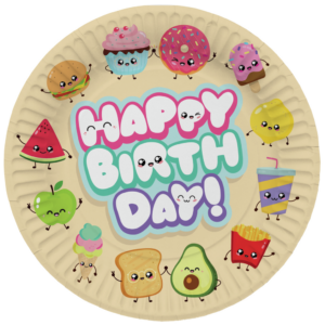 Plates Kawaii Party 23cm  8pcs