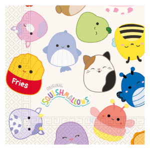 Squishmallows large napkins 20pcs