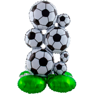 Standin foil balloon,  Footballs (air filled)