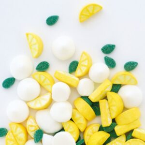 Sugar decoration Lemon meringue pie