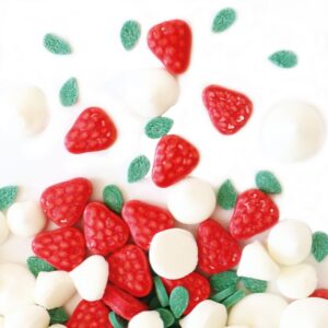 Sugar decoration, Strawberry meringue pie
