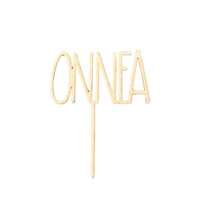 Wooden caketopper ONNEA