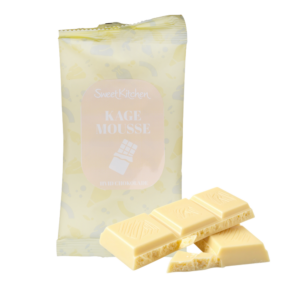 Cake mousse, white chocolate 50g