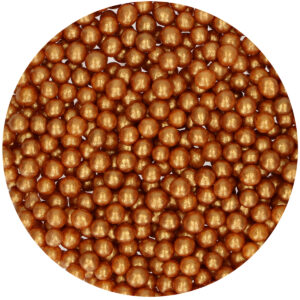 FunCakes Soft Pearls Medium Gold 60g