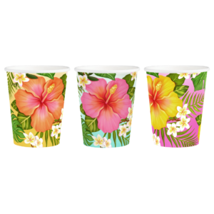 Aloha tropical flowers mug 270ml 6pcs
