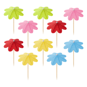 Colorful cocktail umbrellas 10pcs.