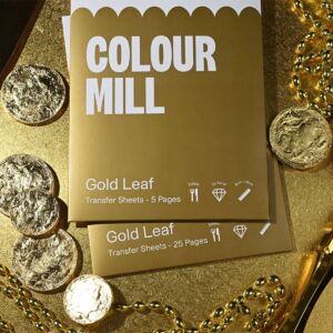 Colour Mill Edible Gold Leaf 23 kt 8cm pk/25