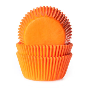 House of Marie Baking Cups Orange pk/48