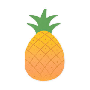 Napkins Pineapple, 18.5x10.2 cm, mix