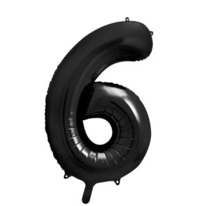 Muotofoliopallo, numero 6 musta 86cm