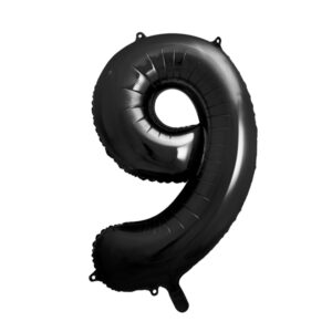 Muotofoliopallo, numero 9 musta 86cm