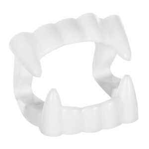 Vampire teeth, white