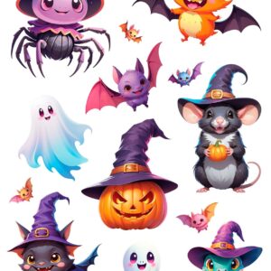 Assorted halloween stickers