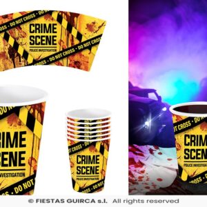 Crime Scene cups 6pcs