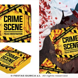 Crime Scene napkins 20pcs