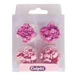 Edible decoration - Mini flowers pink