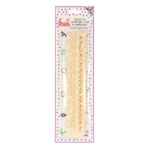 FMM Tappit Cutter Alphabet & Numbers Upper Case Magical