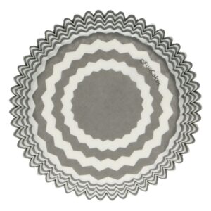FunCakes Baking Cups Chevron Grey-pk/48