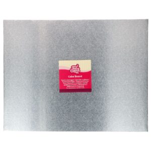 FunCakes Cake Board Oblong Silver 45x35cm
