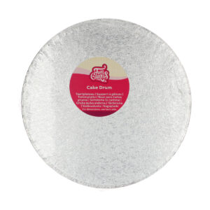 FunCakes Cake Drum Round Silver Ø27,5cm