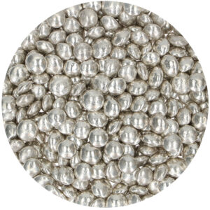 FunCakes Choco Lentils Metallic Silver 80g