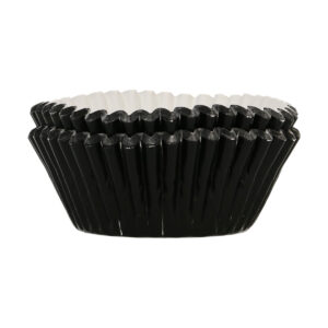 FunCakes Foil Baking Cups Metallic Black pk/48