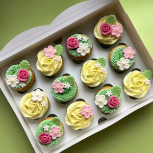 FunCakes syötävä koriste, Pinkit ruusut 6kpl