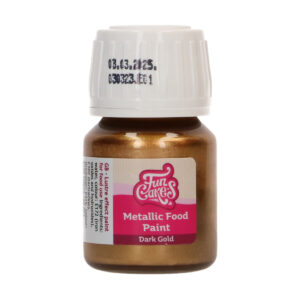 FunCakes metallinhohtoinen maali, Tumma kulta 30 ml